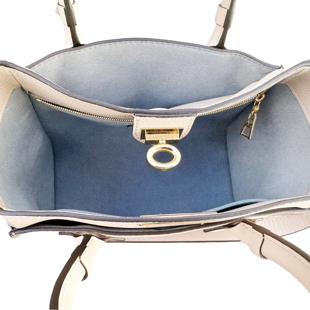 Authentic👍Louis Vuitton On My Side PM Greige Brown Monogram Small Satchel - Picture 9 of 13